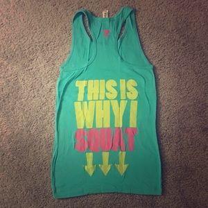Bella HipFit tank top - “This is why I squat”